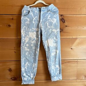Vintage Wrangler Jeans Bleach Design Artsy